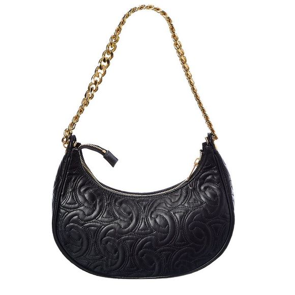 Celine Ava Medium Leather Hobo Bag, Black - Picture 2 of 4